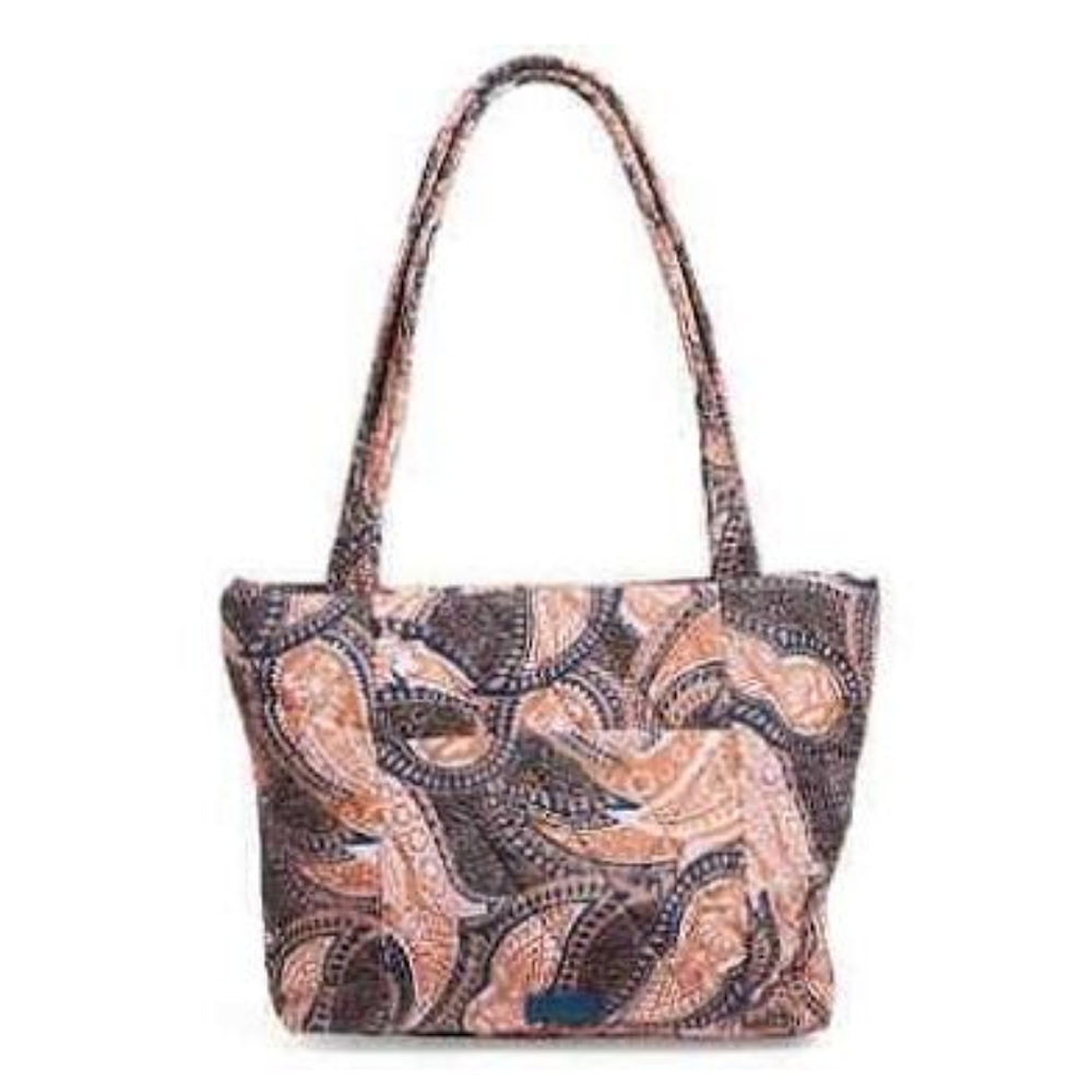 NWT Vera Bradley Ultralight Small Tote Fern Paisley